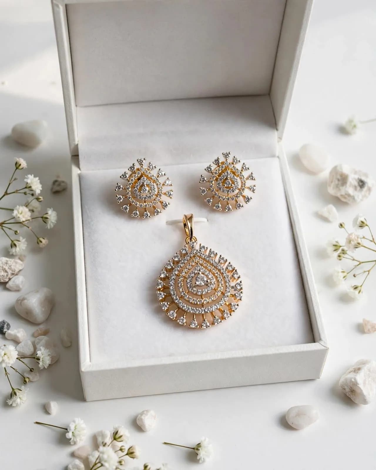 Premium Aura Waterdrop Diamond Replica Set