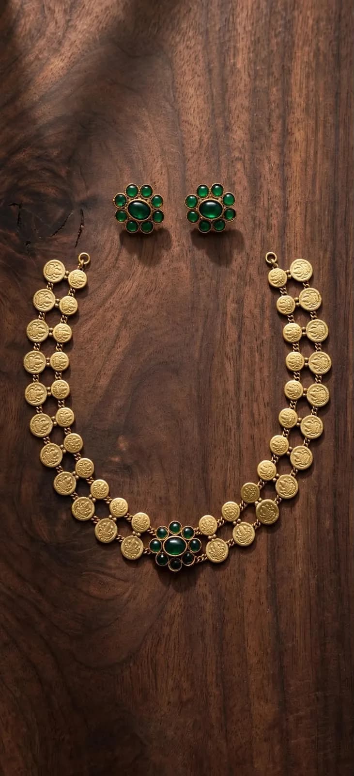 Green Kemp Coin Mala