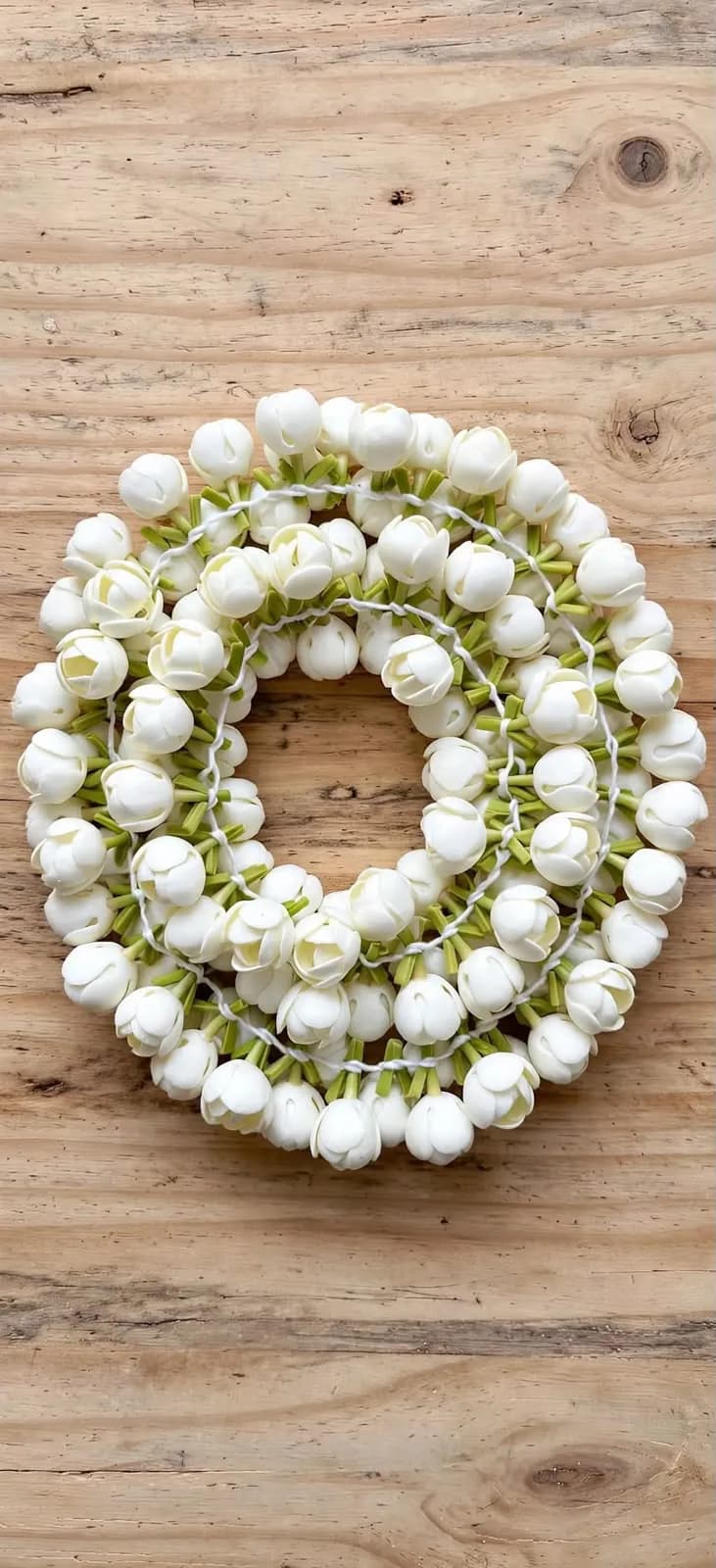 Double Layer Heavy String Jasmine Flowers