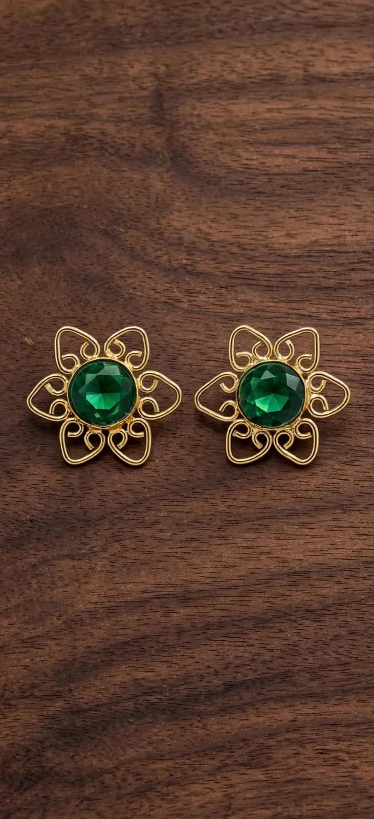Classic Floral Stud Earrings