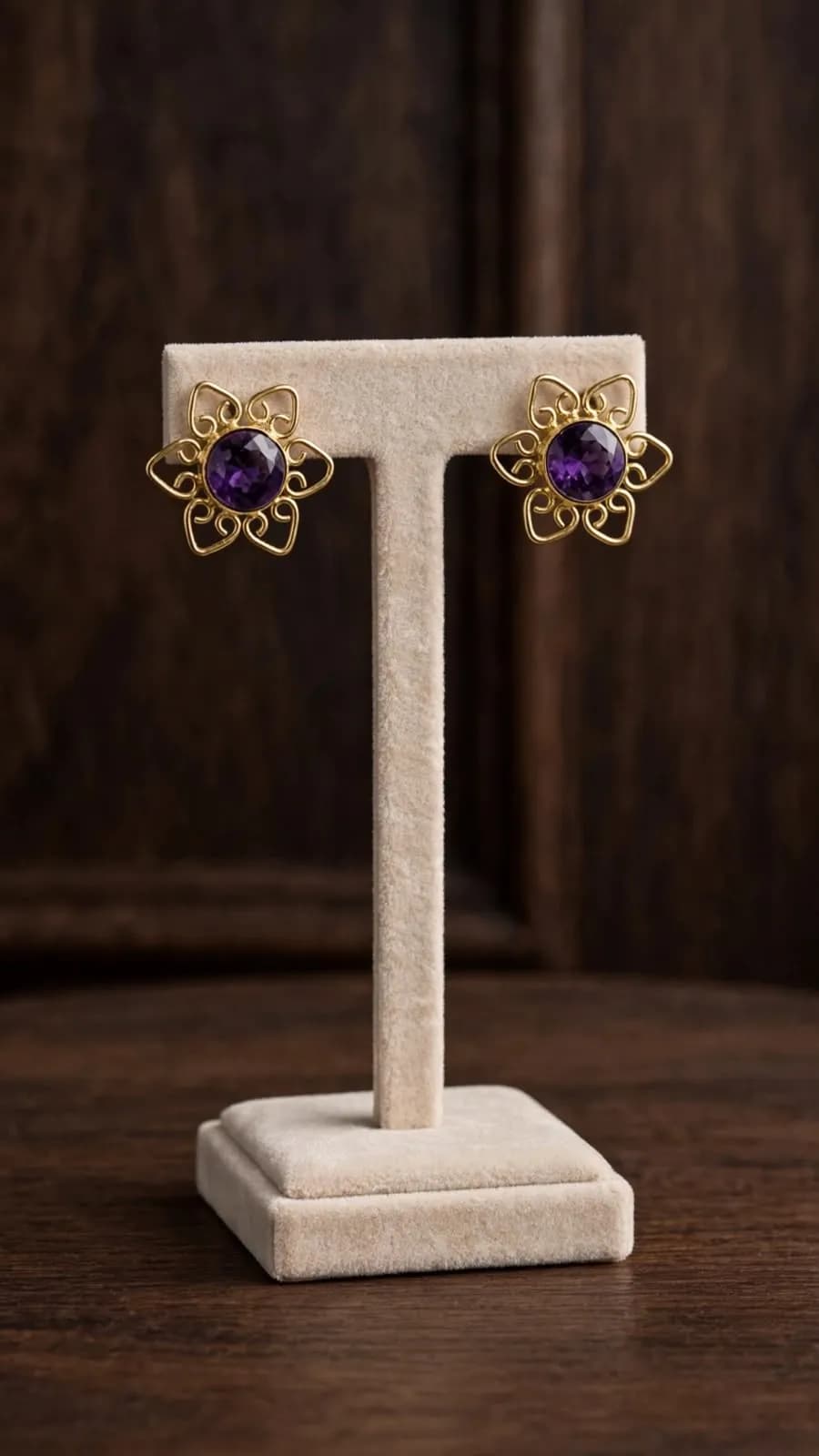 Classic Floral Stud Earrings