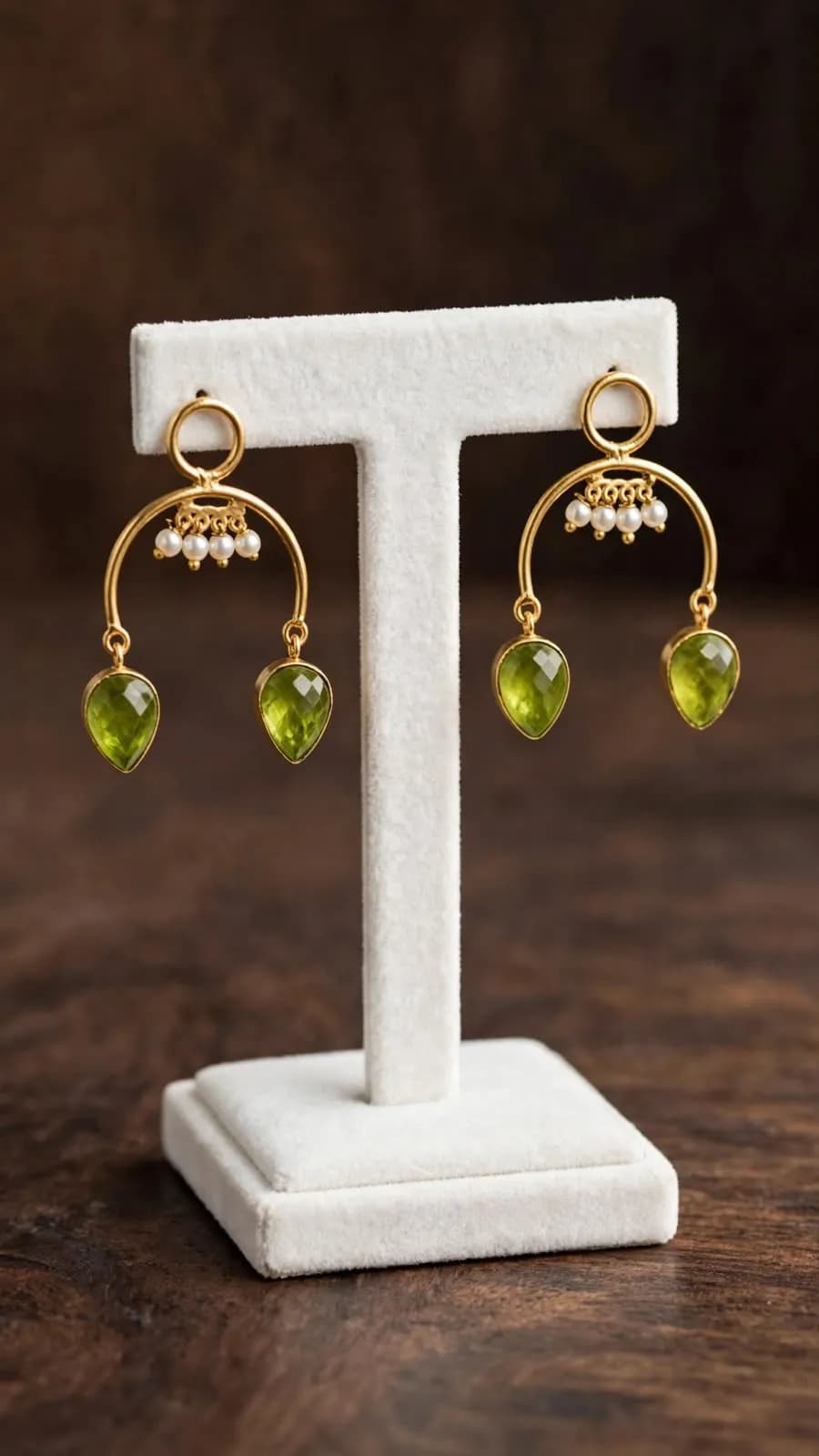 Glora World Arch Earrings – Lime Green