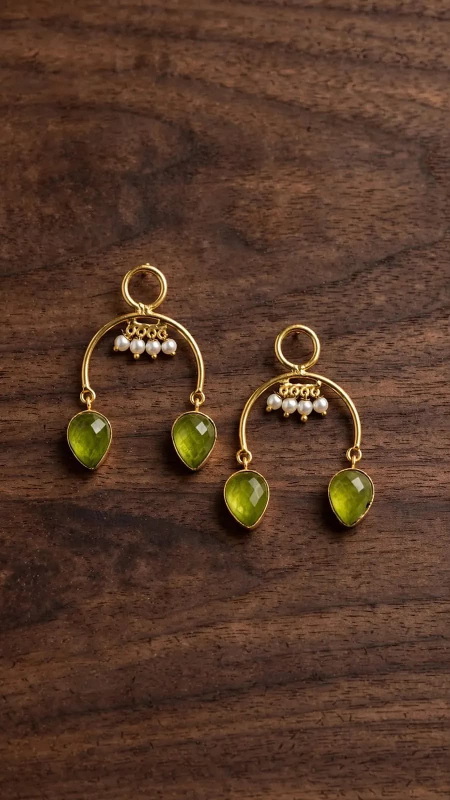 Glora World Arch Earrings – Lime Green