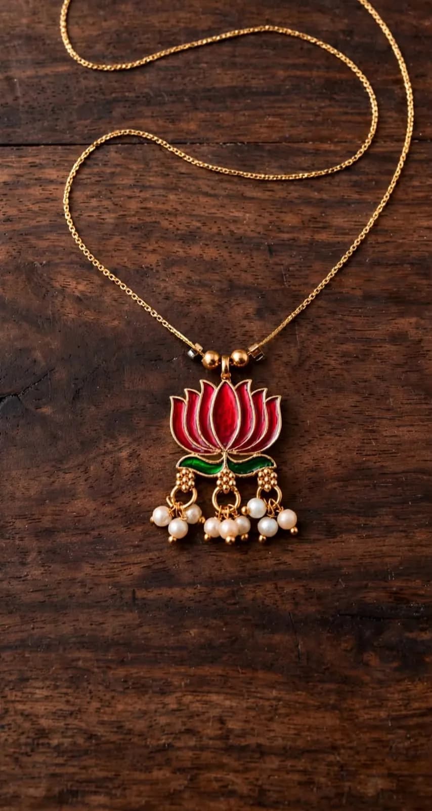Invisible Lotus — Temple Inspired Necklace