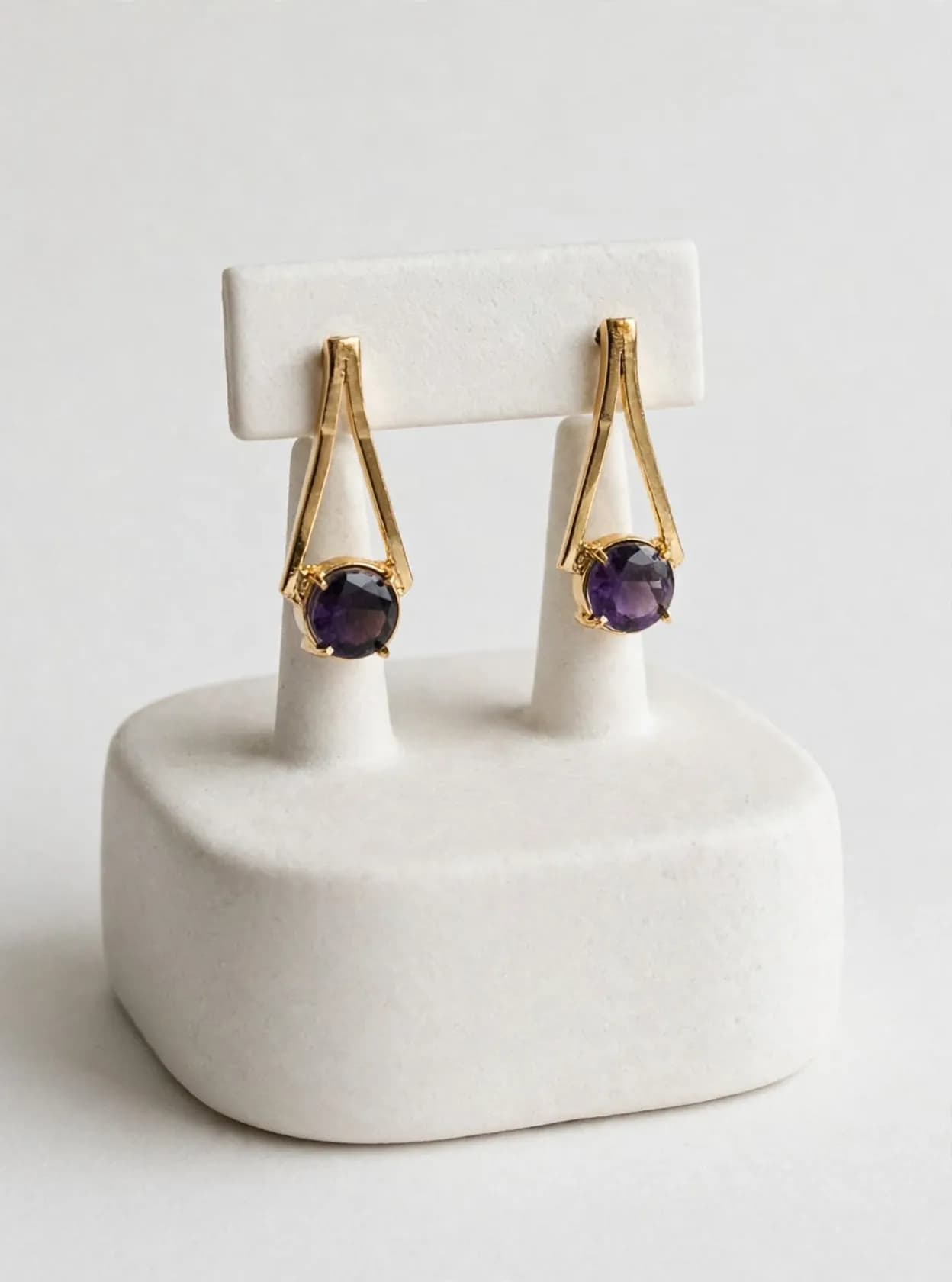V-Drop Royal Purple Studs