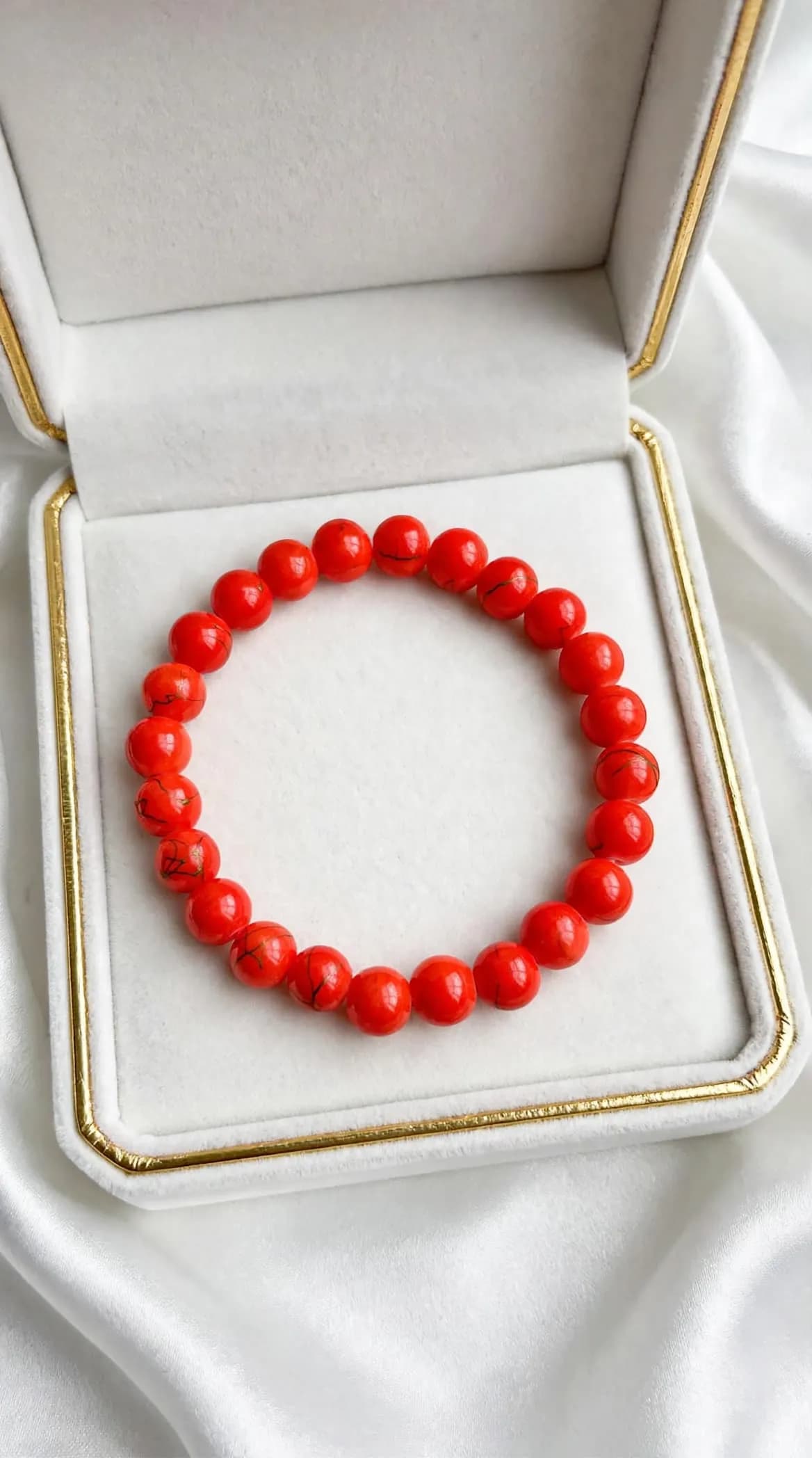 Red Coral Premium Bracelet