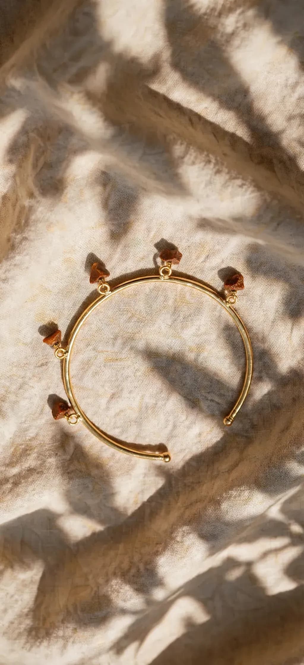 Earth Charm Cuff Bangle