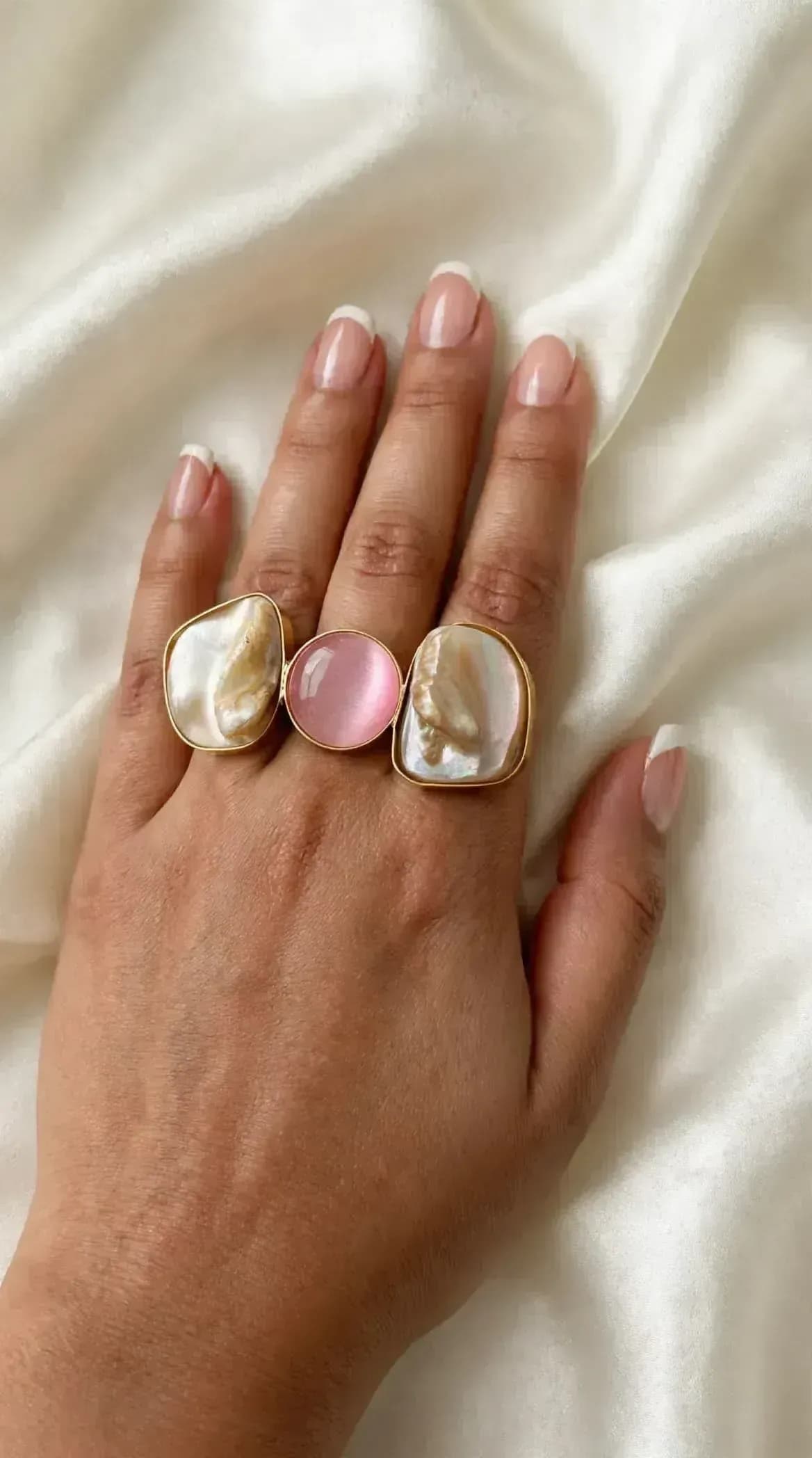 Trio Baroque statement Ring