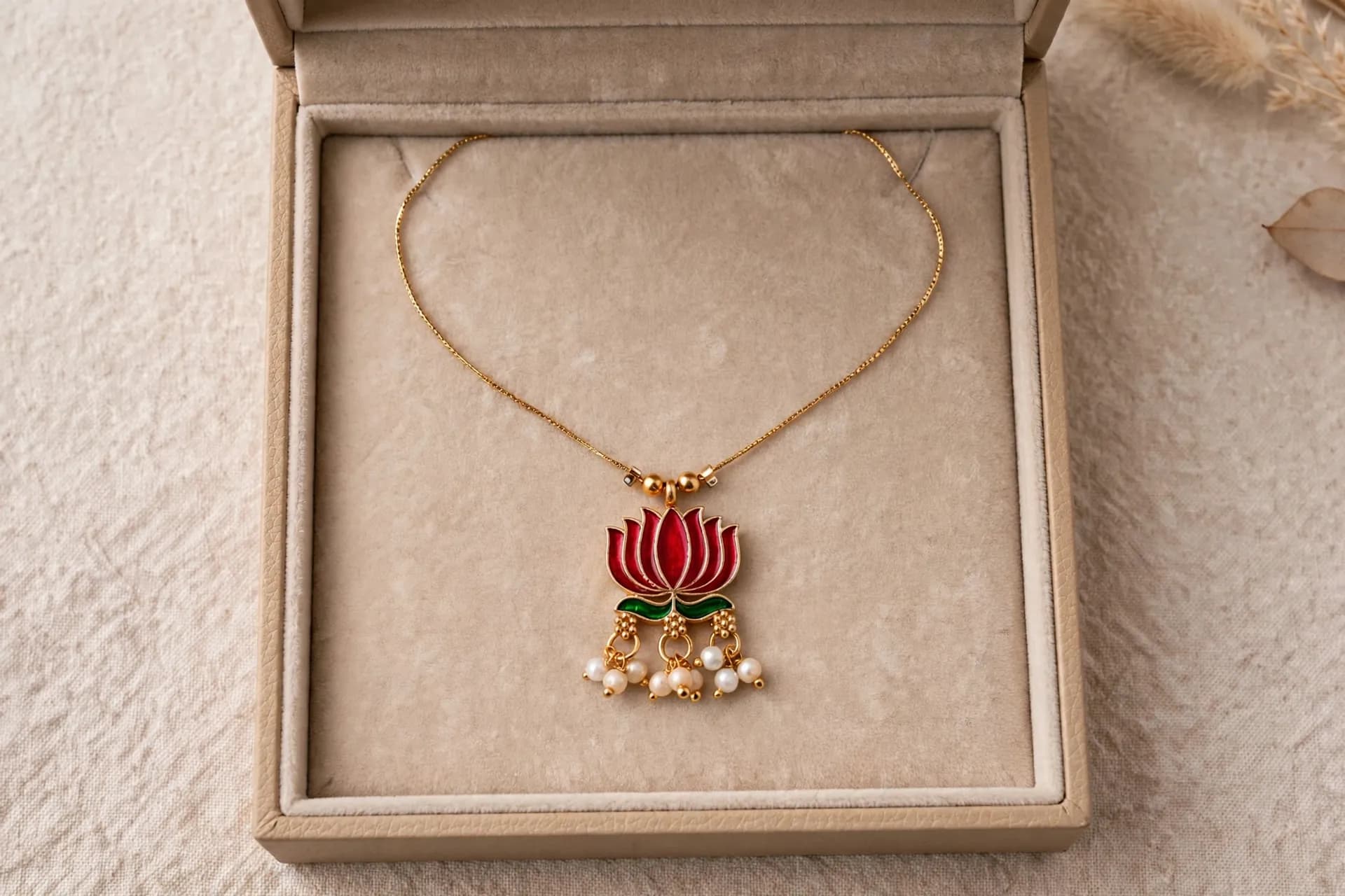 Invisible Lotus — Temple Inspired Necklace
