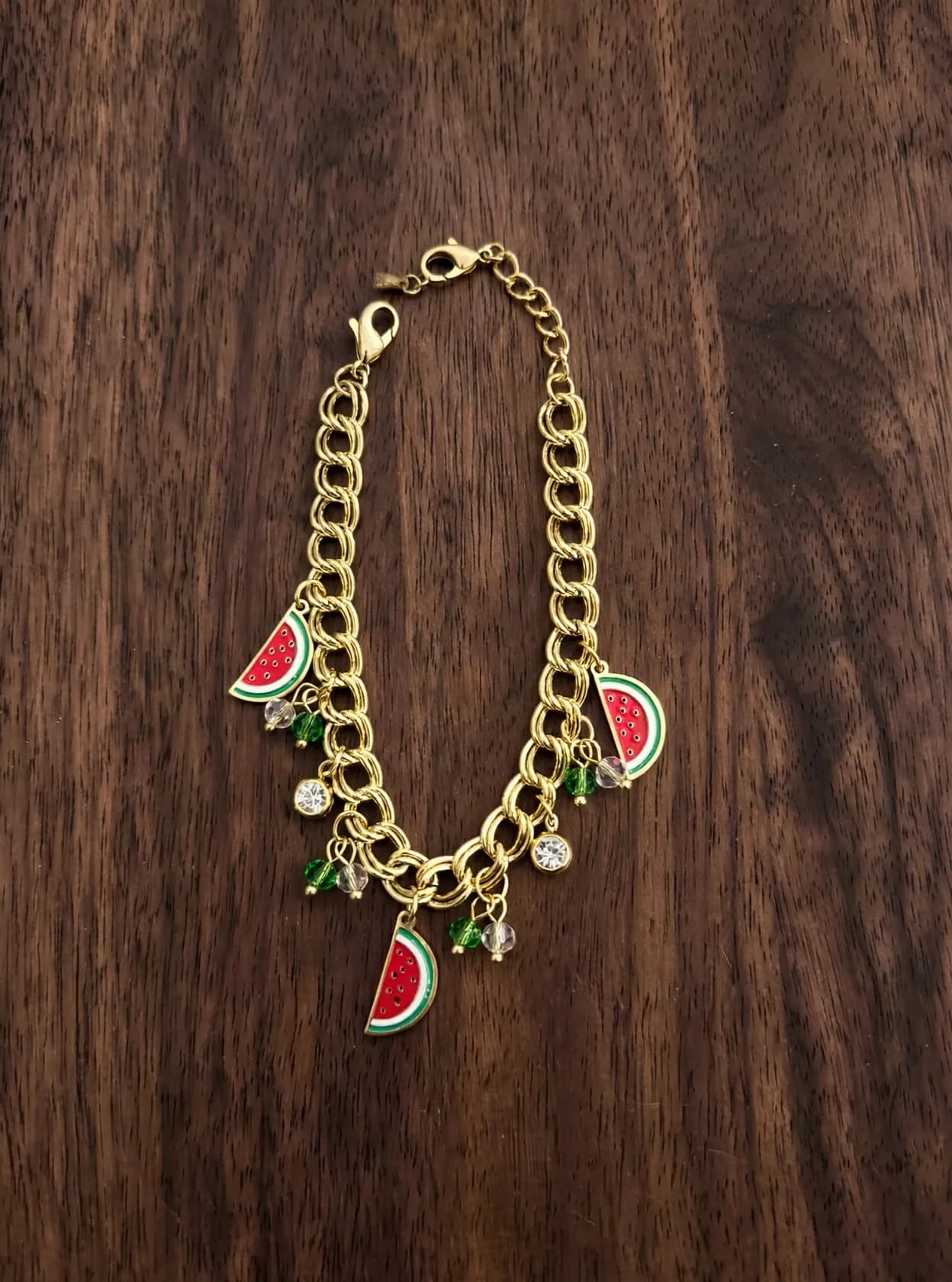 Watermelon Charm Bracelet