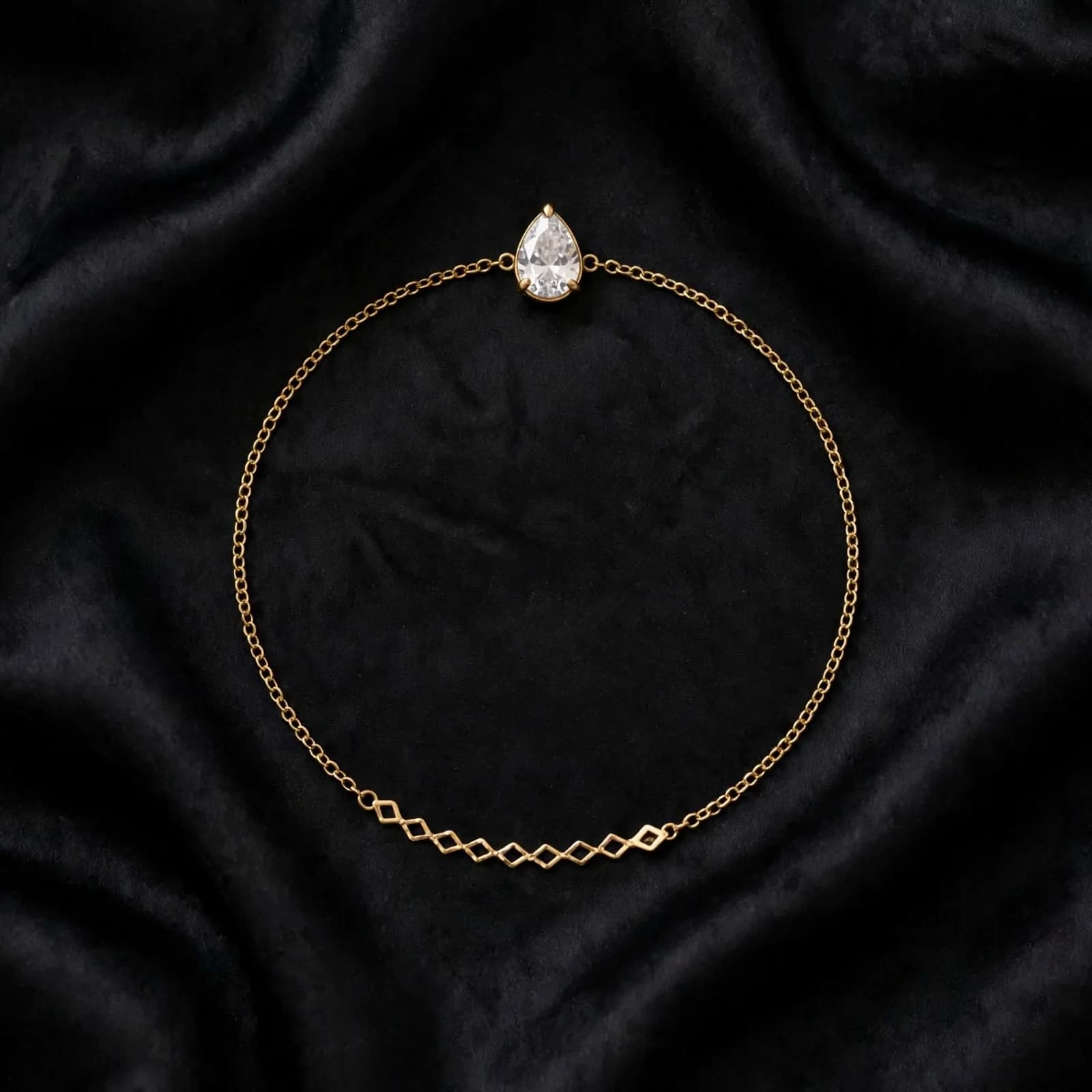 Teardrop Solitaire Bracelet