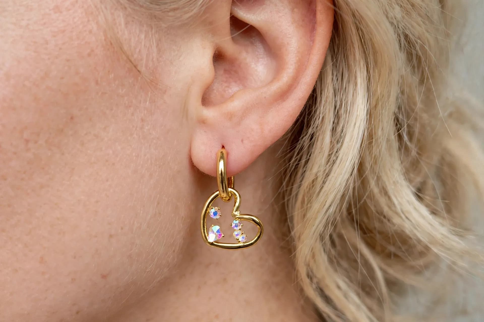 Heart Crystal Charm