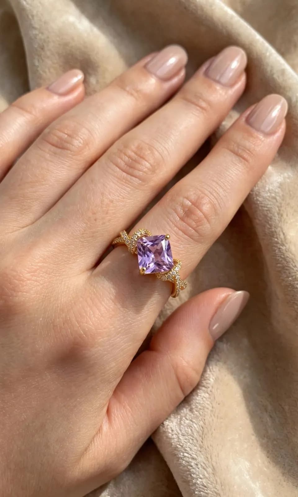 Lavender Princess Ring