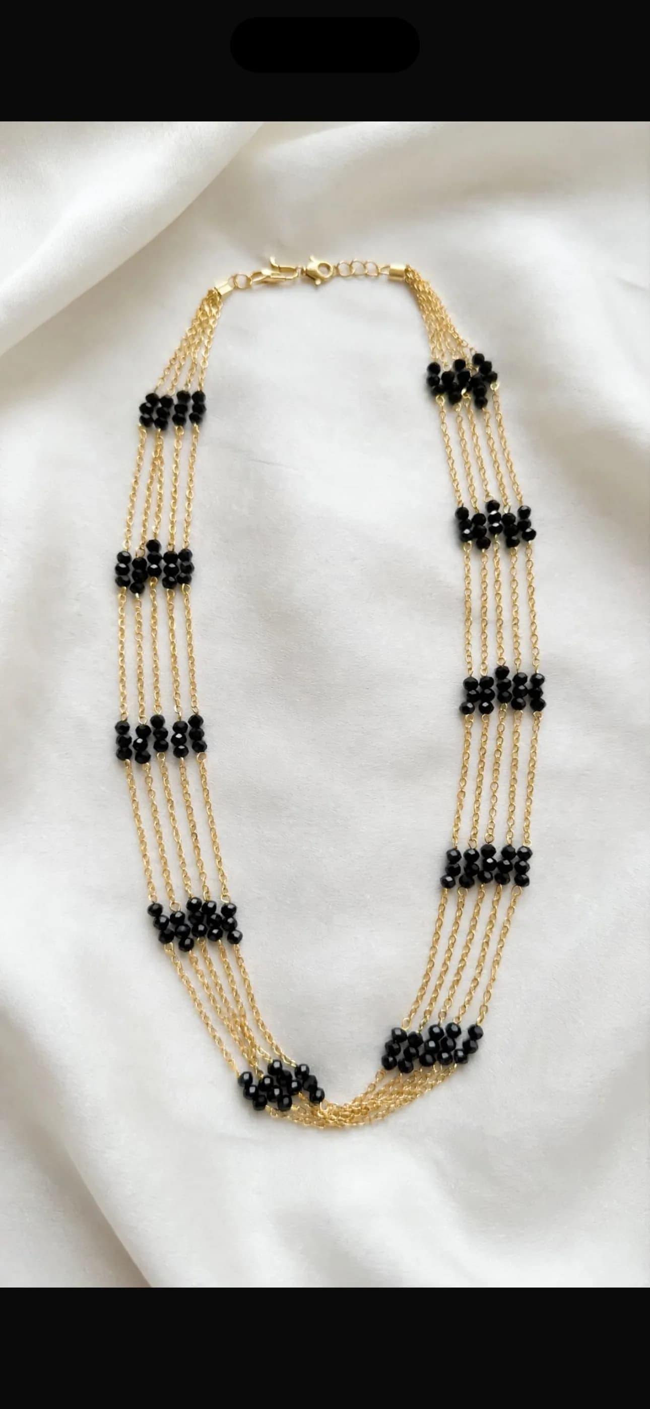 Black crystal NP014 $30 2 piece