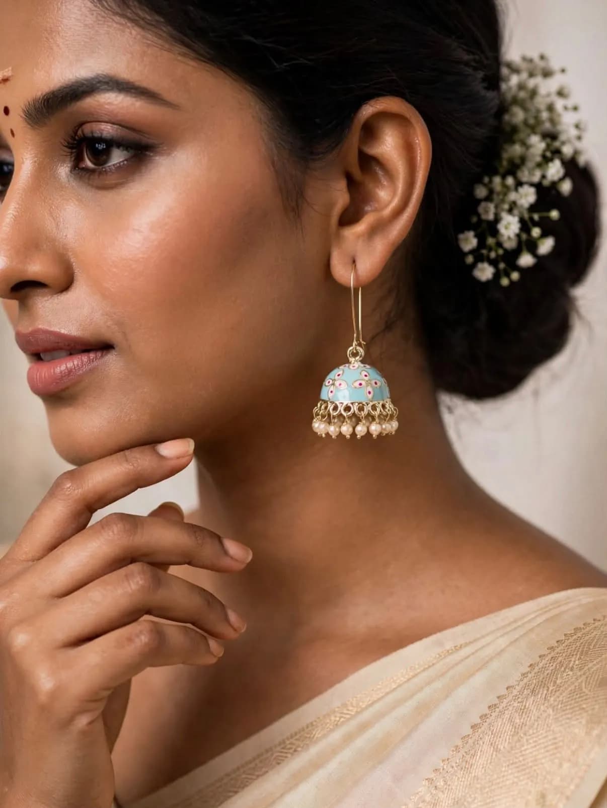 Sky Blue Gulabi