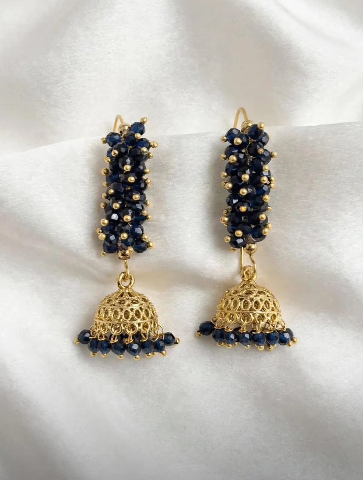Crystal Cluster Jhumka