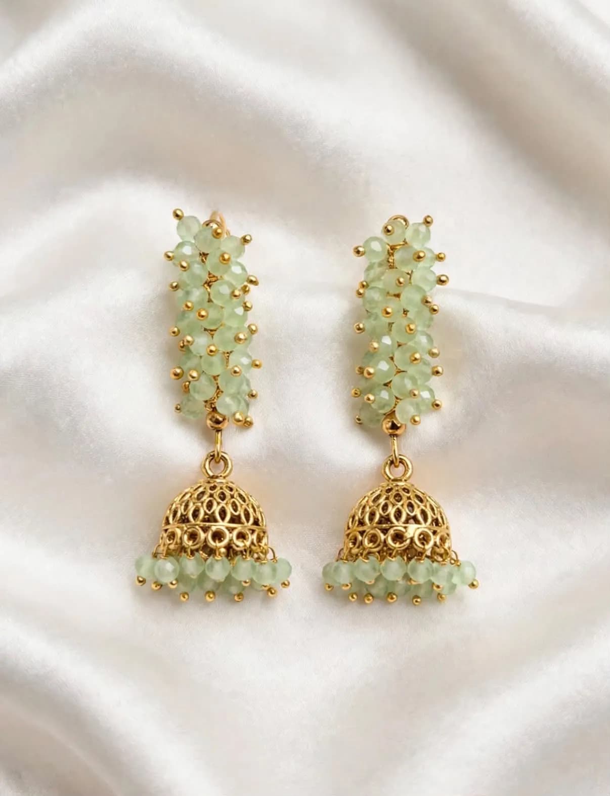 Crystal Cluster Jhumka