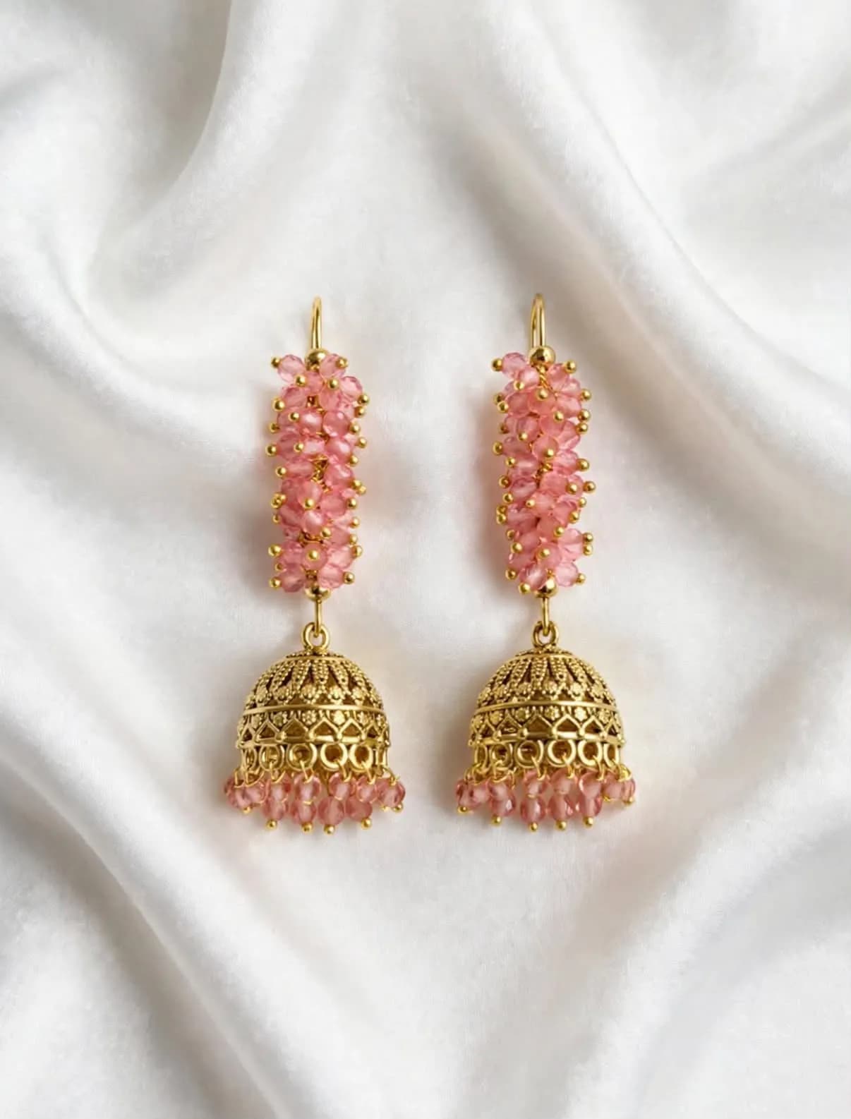 Crystal Cluster Jhumka