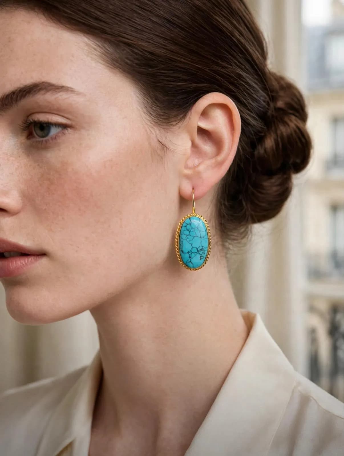 Turquoise Oval
